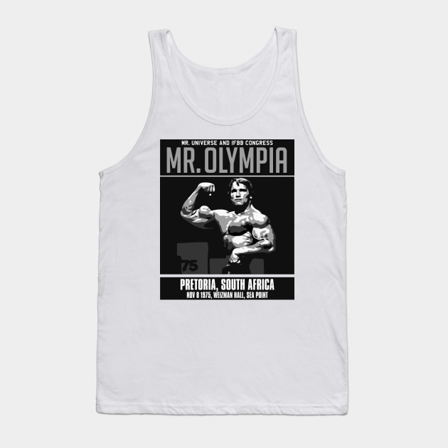 Mr Olympia 1975 Tank Top by inkstyl